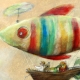 Fantasievolle Illustration Luftschiff von Susanne Leontine Schmidt