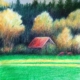 Rehe am Waldrand - 2024 - Farbstift